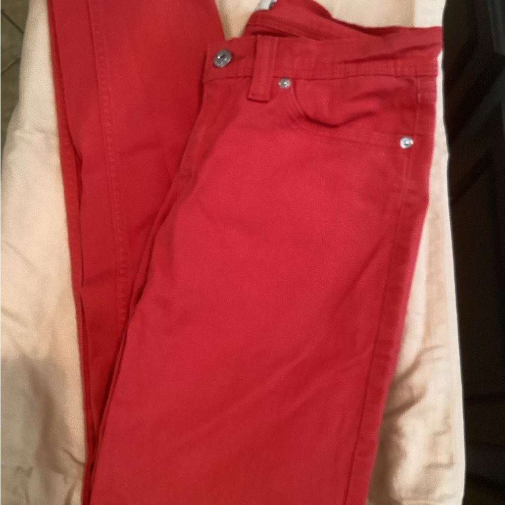 Levi’s 524 Red Jeans
